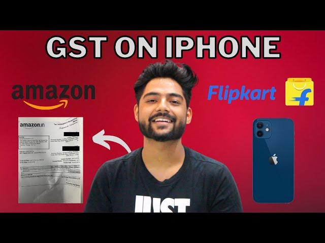 Gst Discount on iphone from amazon & flipkart - Full Explanation