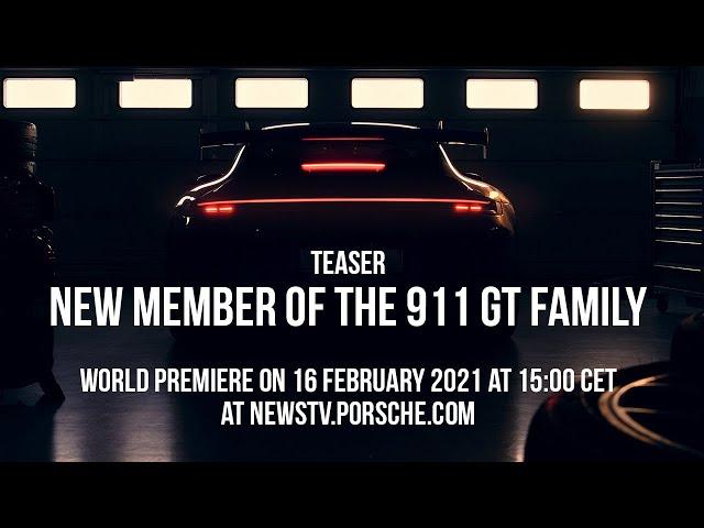 New member of the 911 GT family - teaser