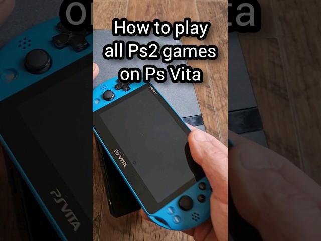 Play ALL PS2 games on PS Vita       #psvita #ps2 #shorts