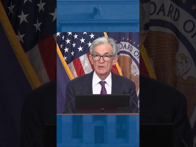 FOMC press conference December 18, 2024: Chair Powell quote #shorts