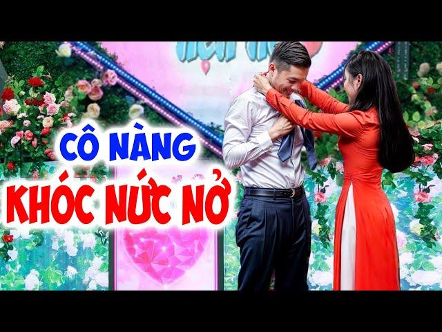 Cô nàng BẬT KHÓC NỨC NỞ ôm bạn trai chú rể quá đẹp MC Quyền Linh nghẹn lòng vỡ òa -Hẹn Hò Quyền Linh