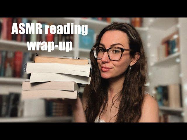 ASMR the 7 books i read in may ️ tapping, gum chewing