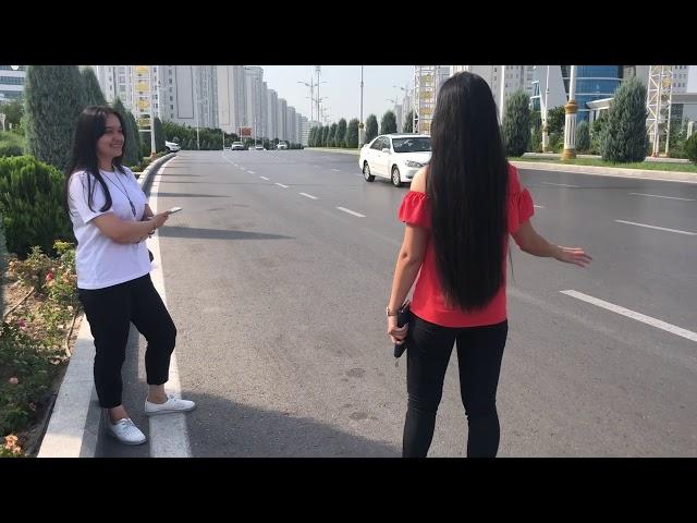 Catching a cab in Ashgabat | Turkmenistan