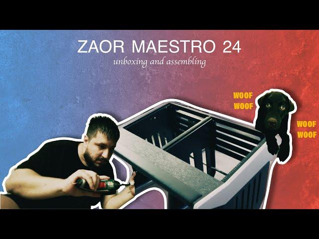 My New Studio Desk : Zaor Studio Furniture Maestro 24 /// Unboxing and Assembling