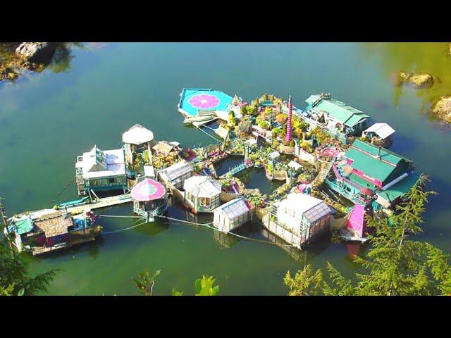 This Couple Spent 20 Years Building A Self Sufficient Floating Island Home, And It’s Awesome