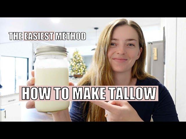 How to Render Beef Tallow (The EASIEST Method)