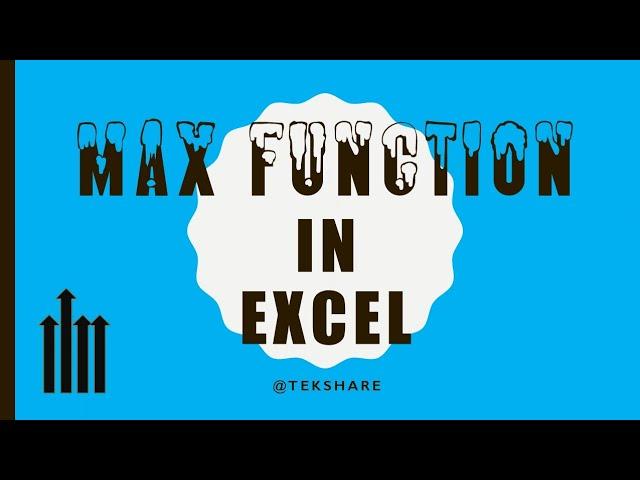 Max Function in Excel /@tekshare #coding #computer #like #pc #subscribe