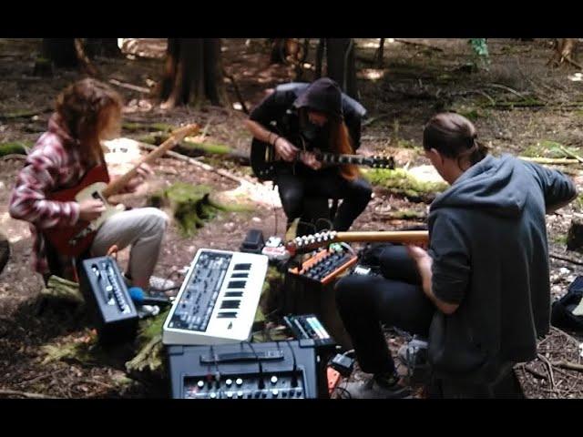 The River - 3 guitar ambient jam with drones and synths in the forest w/Sam Bell and Pete Ferguson