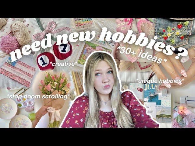 hobbies you need to get into to STOP SCROLLING!! hot girl hobby era (: