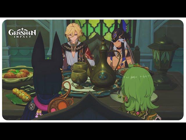 Kaveh Throws a Dinner Party! (Cutscene) | Genshin Impact