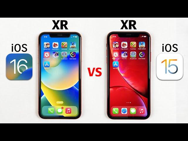 iOS 16 vs iOS 15 SPEED TEST - iPhone XR iOS 16 vs iPhone XR iOS 15 SPEED TEST | Should You Update?