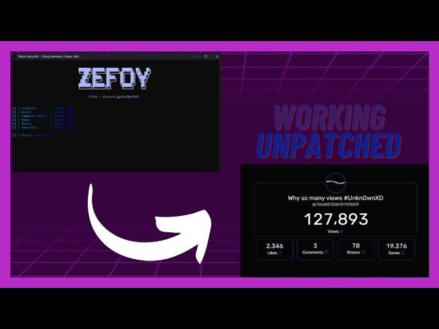 TikTok view bot | updated view bot [ zefoy automation (Working)