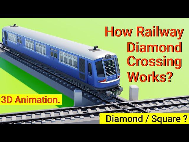 Railway Diamond Crossing Explained (3d Animation)