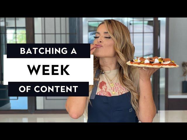 Batching A Week of Social Media Content