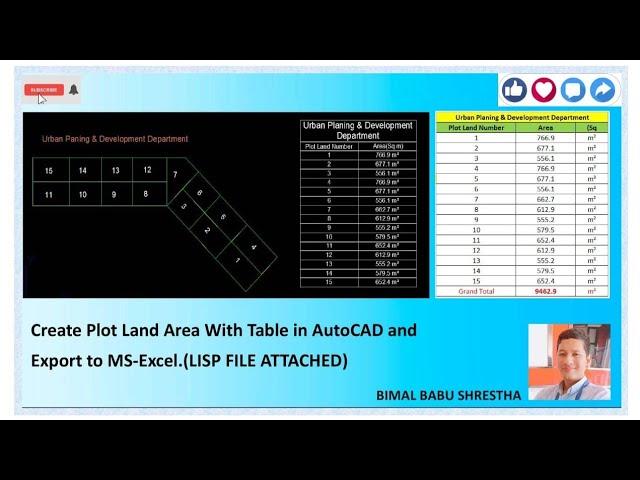 Create Plot Land Area in AutoCAD// Urban and City Planning Development, Landscape Area in AutoCAD.