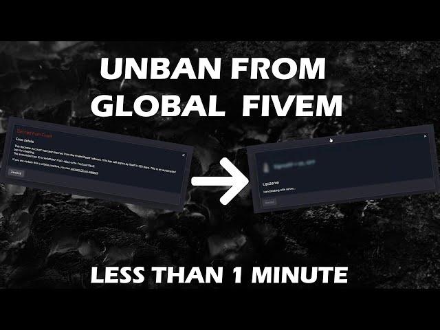 CFx Fivem Spoofer Showcase | Fast UNBAN from GLOBAL BAN