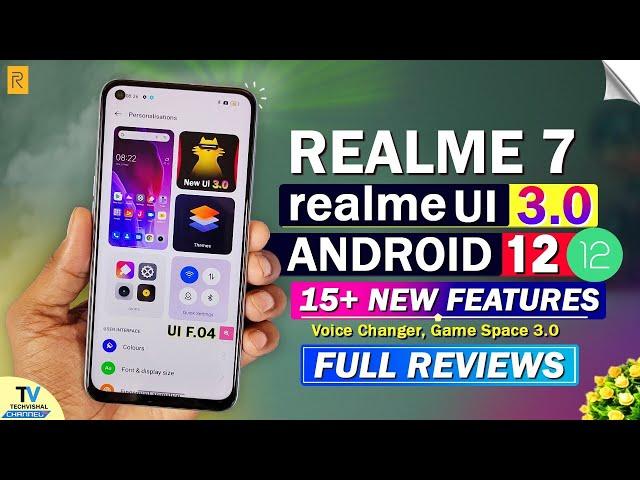 Realme 7 New realme Ui 3.0 Android 12 Update Full Review | 25+ New Features | Realme 7 New Update