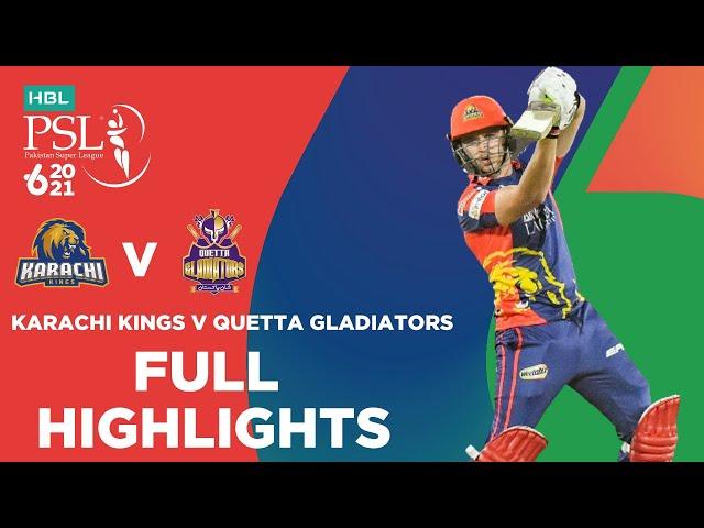 Full Highlights | Karachi Kings vs Quetta Gladiators | Match 1 | HBL PSL 6 | MG2T