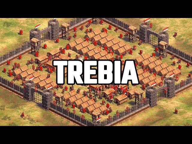 Battle of River TREBIA Recreated in Age of Empires 2