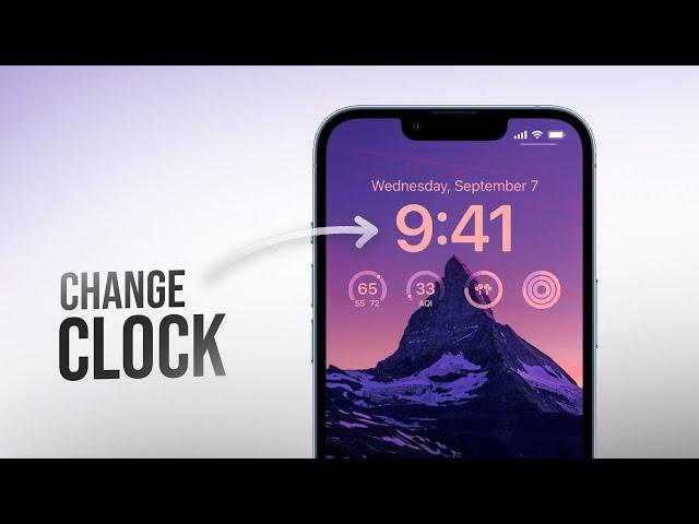 How to Change Clock Widget on iPhone Lock Screen (Full Guide)