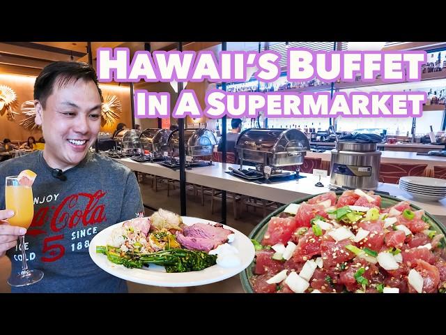 Discovering a Buffet inside a Supermarket --  Hawaii's Amazing $35 Foodland Farms Buffet