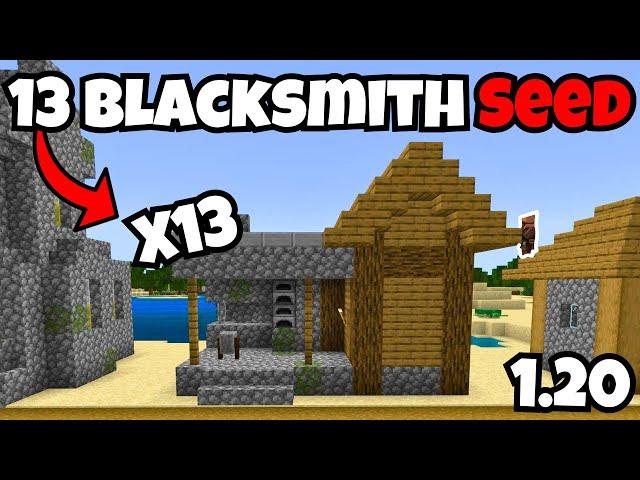 13 Blacksmith Village Seed For Minecraft Bedrock 1.20!