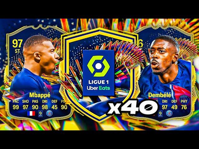 40x LIGUE 1 TOTS PACKS!  FC 24 Ultimate Team