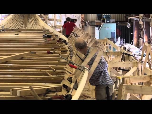 Draken Harald Hårfagre - The construction of a Viking Dragon Ship