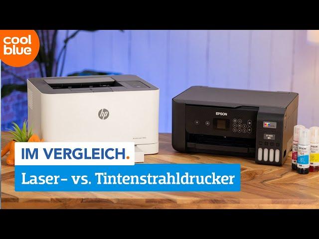 Was ist der Unterschied zwischen einem Laserdrucker und einem Tintenstrahldrucker?