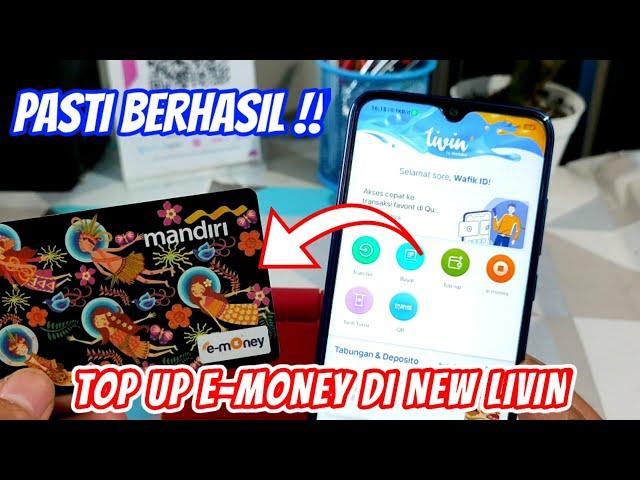 Cara top up E-Money di New Livin by Mandiri | TERBARU !!