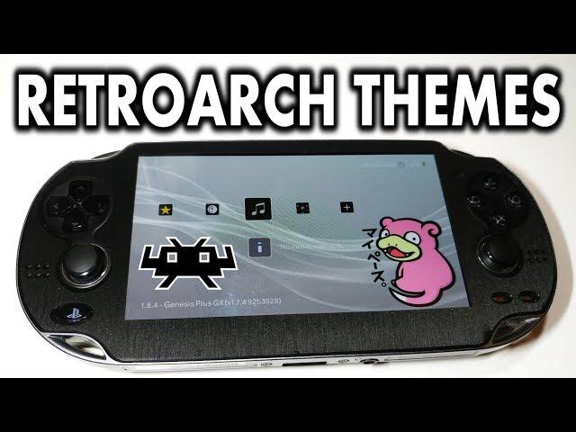 PS Vita Custom RetroArch Themes Guide! Wallpaper & Icons!