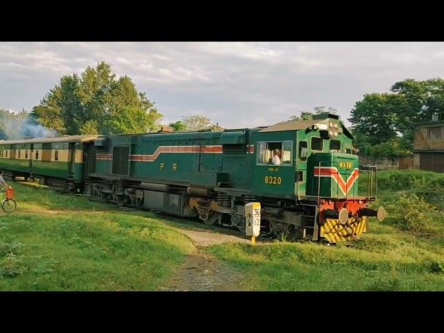 Railway station Sarai Saleh Haripur beautiful view of train passing # #pleasesubscribe #mychannel