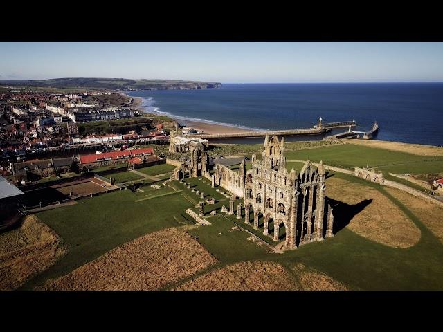 Whitby Abbey Cinematic Drone Video.