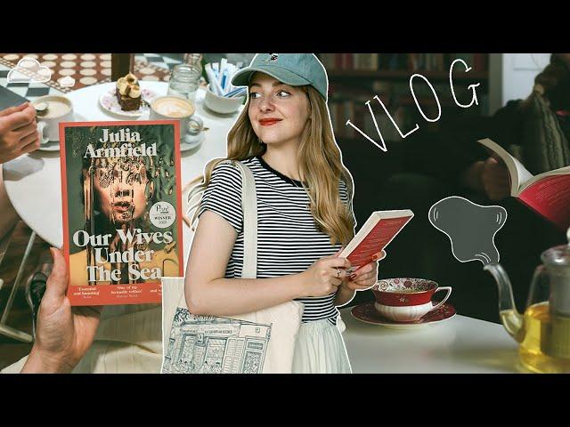 a cozy, bookish weekend vlog ️ book shopping, cafes & new faves