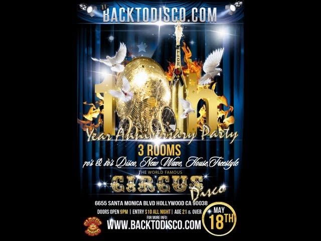 DJ George Flashback live at Circus Disco Hollywood