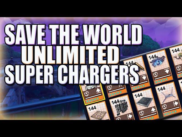 Unlimited Super Charger Duplication Glitch - God Mode Glitch - Fortnite Save the World BROKEN