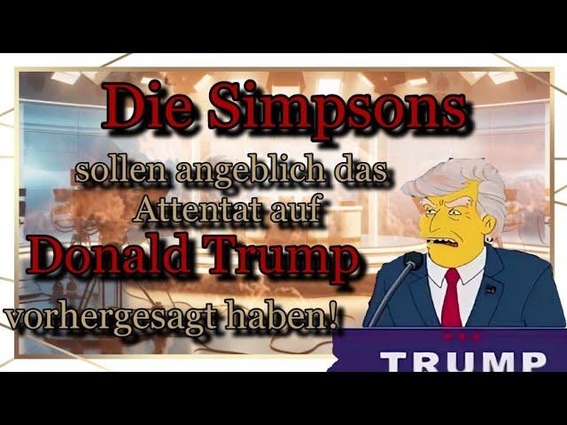 Sagten die Simpsons das Attentat auf Donald Trump vorher?