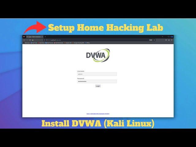 How to Install DVWA in Kali Linux