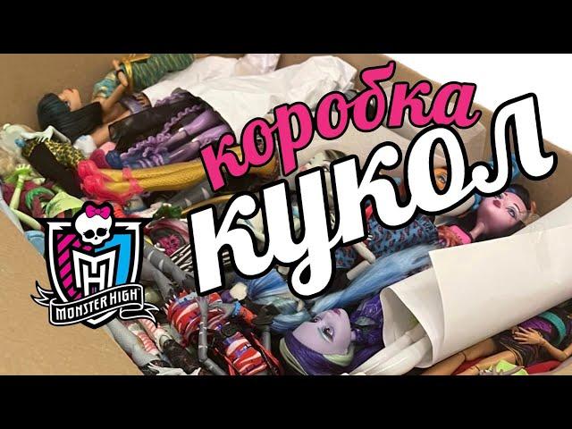 ОГРОМНАЯ КОРОБКА КУКОЛ МОНСТЕР ХАЙ