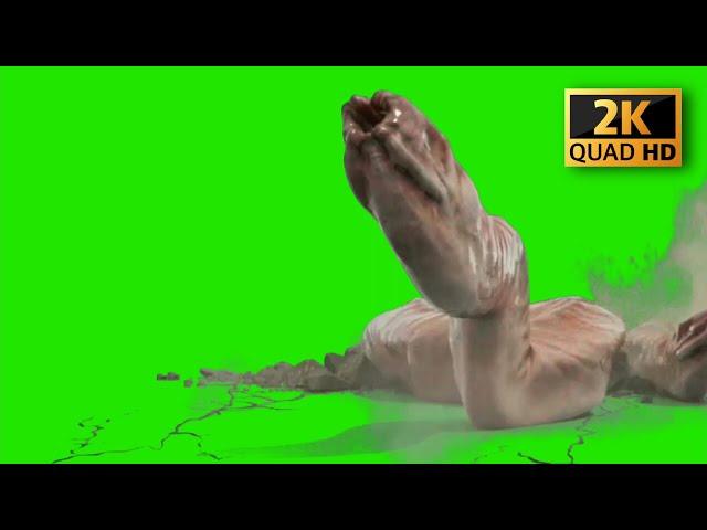 monster green screen animation effects