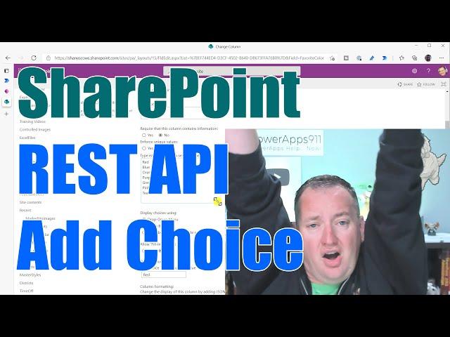 SharePoint HTTP Action add Choice Value with Power Automate