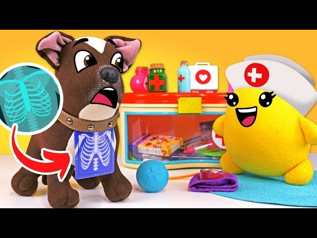 Игрушка собачка Шоколадка проглотила фишку? Игры в больничку и мультики для детей Как Мама
