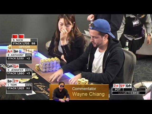 Wayne Chiang Commentates $20/$40 Limit Holdem on Live at the Bike