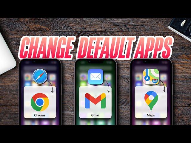 How to Change Default Apps on iPhone in iOS 16 | Set Default Browser, Mail