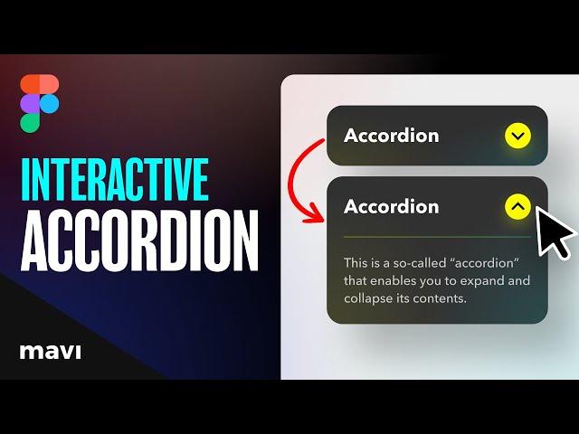 How To Create a Responsive & Interactive ACCORDION Component in Figma (Tutorial)