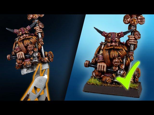 How to Remove and Replace Bases on Warhammer Models | Modeling and Hobby Tutorial