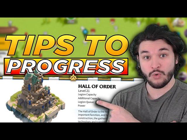 Top 5 Tips to Progress FAST! | Call of Dragons