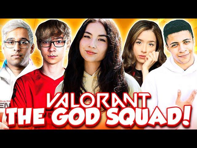 The Valorant God Squad! W/ TenZ, Pokimane, Myth & ShahZam