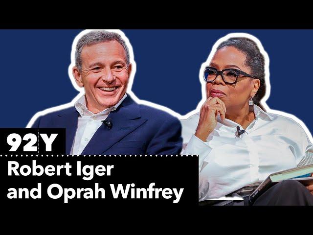 Disney CEO Robert Iger talks with Oprah Winfrey about his life and career at Disney