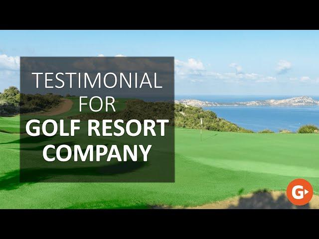 Testimonial Video | Video Marketing Berkshire | Golf Escapes | Costa Navarino | Ginger Digital